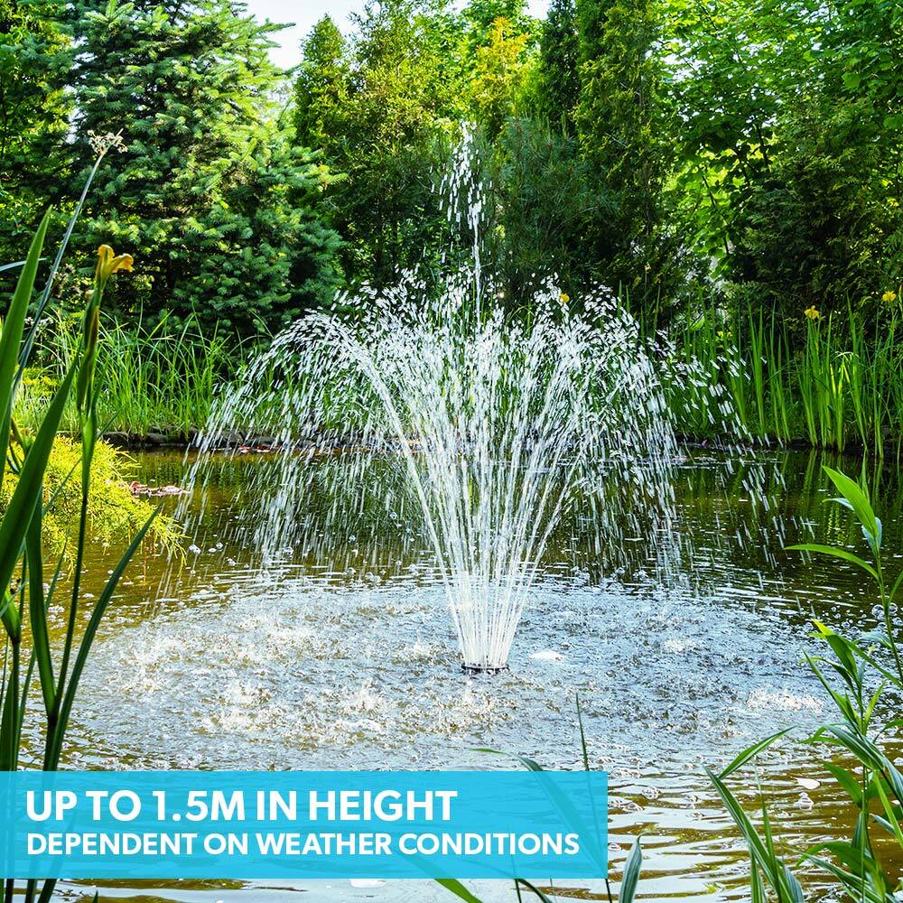 PROTEGE 10W Solar Powered Water Fountain Pump Pond Kit with Eco Filter Box V219-PMPFPKPROAF20