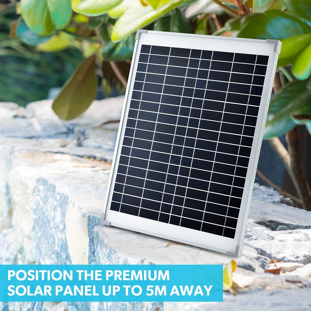 PROTEGE 10W Solar Powered Water Fountain Pump Pond Kit with Eco Filter Box V219-PMPFPKPROAF20