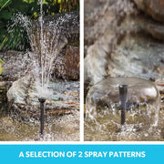 PROTEGE 10W Solar Powered Water Fountain Pump Pond Kit with Eco Filter Box V219-PMPFPKPROAF20