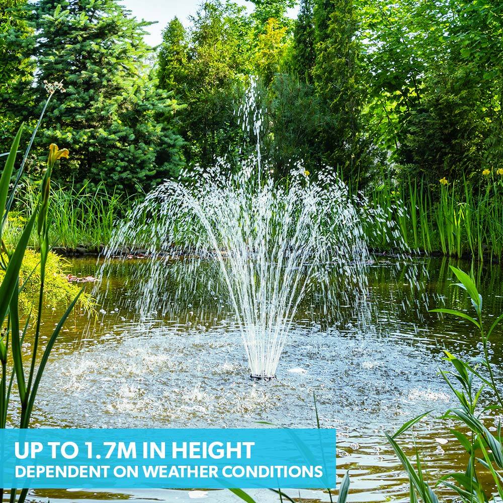 PROTEGE 20W Solar Fountain Pump Garden Water Pool Pond Kit with Eco Filter Box V219-PMPFPKPROAF30