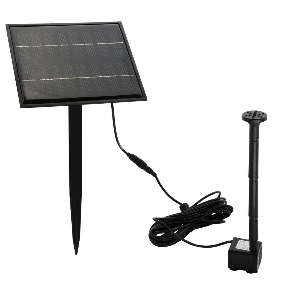 PROTEGE 5W Solar Powered Fountain Submersible Water Pump Panel Kit Garden Pond V219-PMPFPKPROAN03