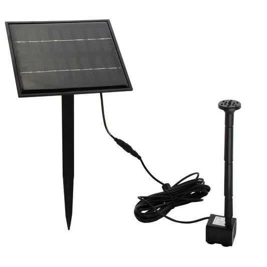 PROTEGE 5W Solar Powered Fountain Submersible Water Pump Panel Kit Garden Pond V219-PMPFPKPROAN03