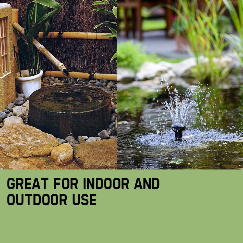PROTEGE 5W Solar Powered Fountain Submersible Water Pump Panel Kit Garden Pond V219-PMPFPKPROAN03