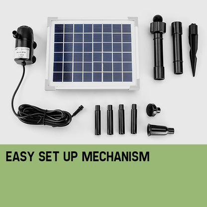Protege 20W Solar Fountain Submersible Water Pump Power Panel Kit Garden Pond V219-PMPFPKPROAN10