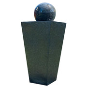 PROTEGE Contemporary Solar Powered Water Feature Fountain with LED Lights - Dark Grey V219-PMPFPKPROAS1B