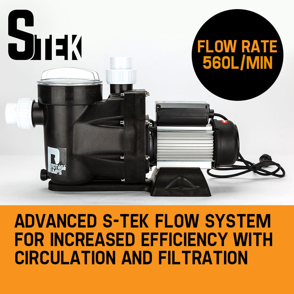 2000W Swimming Pool Spa Water Pump Electric Self Priming Filter 33,600L/H V219-PMPPNSPROA2C0