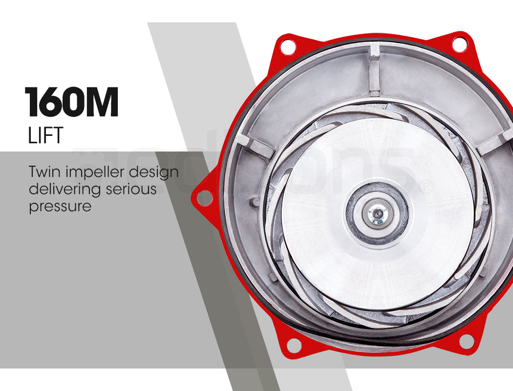 Warton 8HP 1.5 & 2 Petrol High Pressure Water Transfer Pump Irrigation Fire Fighting V219-PMPPTLPROB02P
