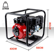 Warton 8HP 1.5 & 2 Petrol High Pressure Water Transfer Pump Irrigation Fire Fighting V219-PMPPTLPROB02P