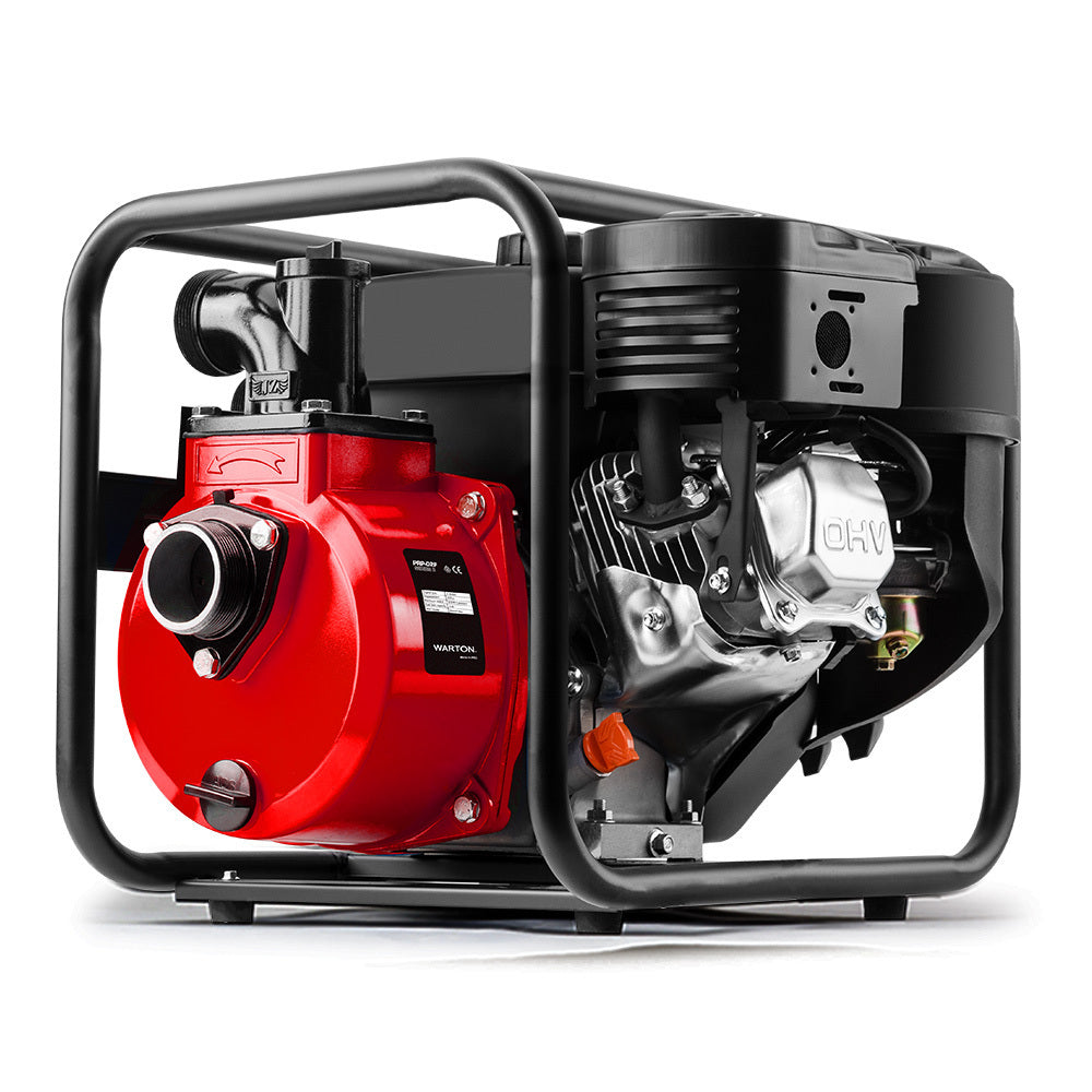 WARTON 2" 8HP Petrol High Flow Water Transfer Pump Irrigation Volume Inch V219-PMPPTLPROC02F