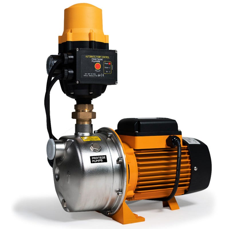 PROTEGE 2350W Automatic High Pressure Water Jet Pump, with Auto Digital Controller, for Rainwater Tank, Grey V219-PMPPWCPROB4C0