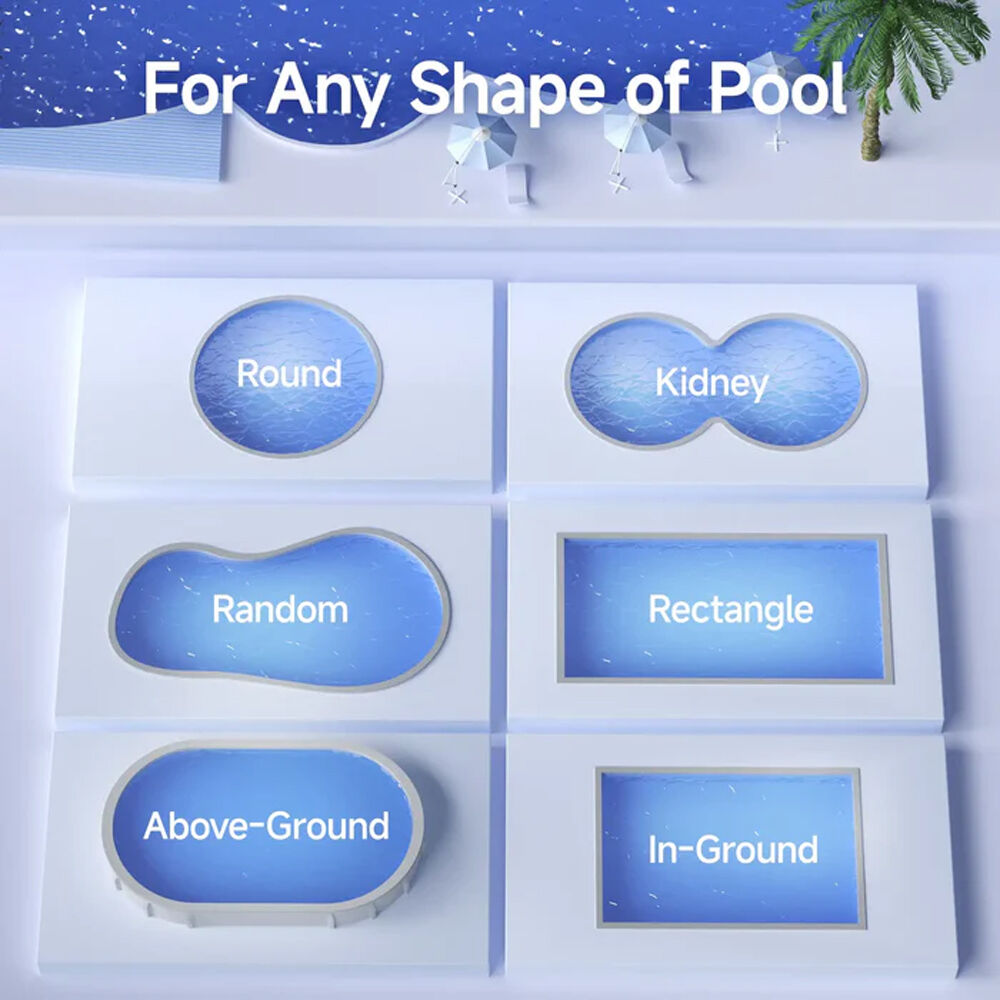 WYBOT C1 Cordless Robotic Pool Cleaner, with APP Control, Auto Vacuum Robot, Wall & Waterline Cleaning, Above V219-POLCLNWY1CLB