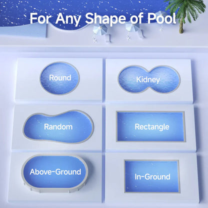 WYBOT C1 Cordless Robotic Pool Cleaner, with APP Control, Auto Vacuum Robot, Wall & Waterline Cleaning, Above V219-POLCLNWY1CLB