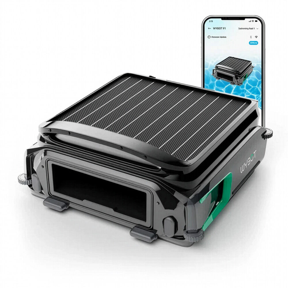 WYBOT F1 Solar Robotic Pool Skimmer, Large 7L Basket, APP Control and Customisable Route, Automatic Cleaner V219-POLSKMWYF1LA