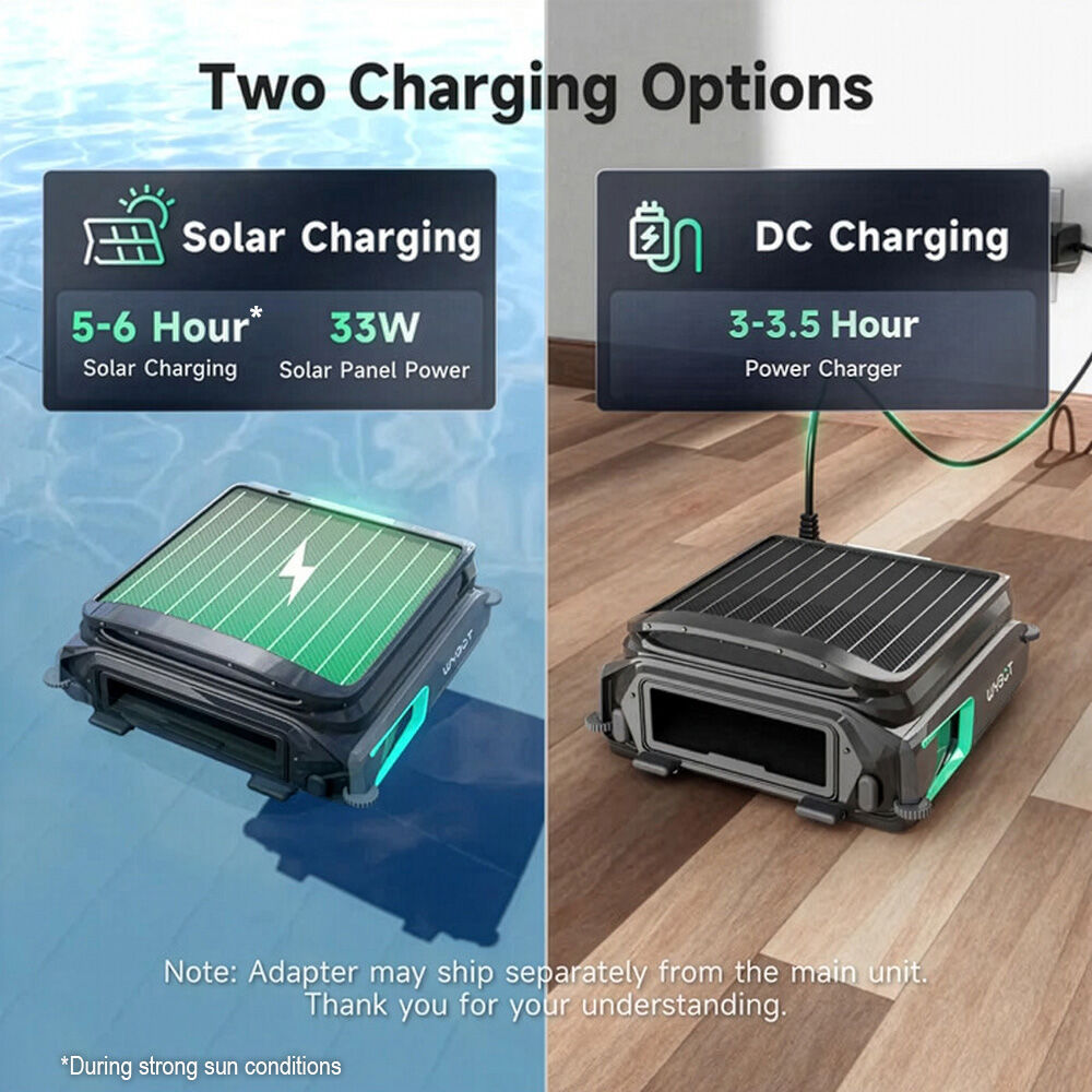 WYBOT F1 Solar Robotic Pool Skimmer, Large 7L Basket, APP Control and Customisable Route, Automatic Cleaner V219-POLSKMWYF1LA