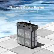 WYBOT F1 Solar Robotic Pool Skimmer, Large 7L Basket, APP Control and Customisable Route, Automatic Cleaner V219-POLSKMWYF1LA