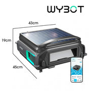 WYBOT F1 Solar Robotic Pool Skimmer, Large 7L Basket, APP Control and Customisable Route, Automatic Cleaner V219-POLSKMWYF1LA
