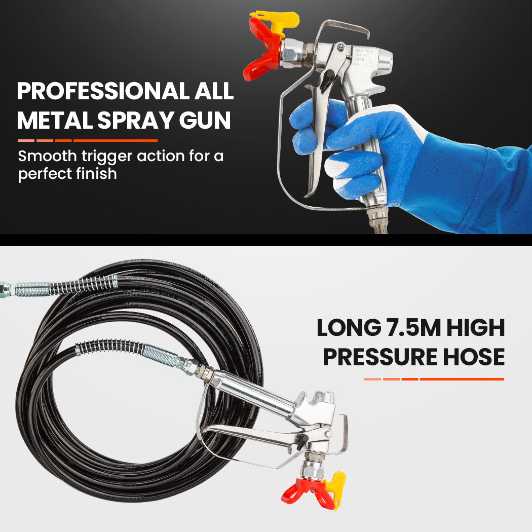 Unimac 740W Electric Airless Paint Sprayer Portable High Pressure Station Spray Gun V219-PPTSPYUMCB1KF
