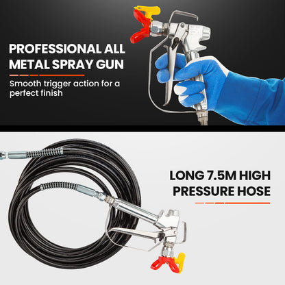 Unimac 740W Electric Airless Paint Sprayer Portable High Pressure Station Spray Gun V219-PPTSPYUMCB1KF