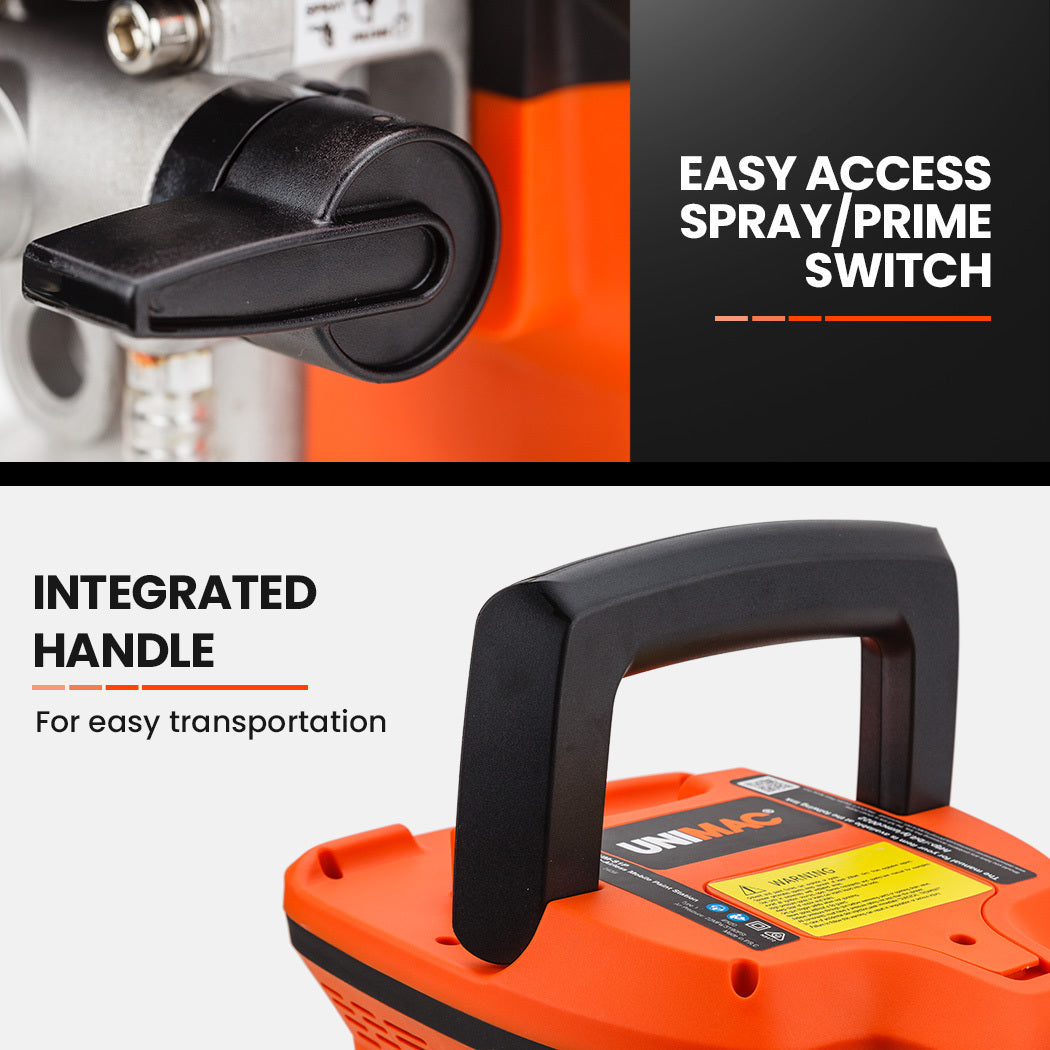 Unimac 740W Electric Airless Paint Sprayer Portable High Pressure Station Spray Gun V219-PPTSPYUMCB1KF