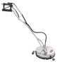 Jet-USA 21" Stainless Steel Pressure Washer Surface Cleaner with Yoke Handlebar, 3/8" Fitting, For Concrete V219-PRWCLNJT21SA