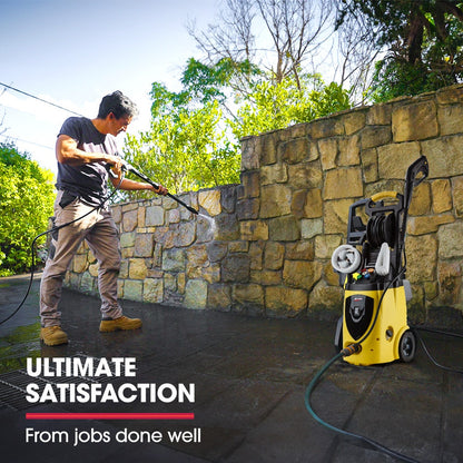 Jet-USA RX550 Electric High Pressure Washer 3500PSI Ultimate Pack, 5 Nozzles, Spin & Wheel Brush, Deck V219-PRWELC550USAACAB