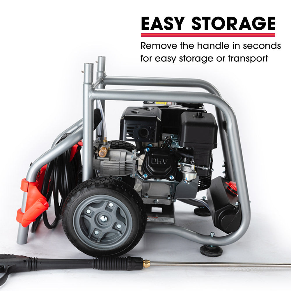 JET-USA 4800PSI Petrol Powered High Pressure Washer, - CX760 V219-PRWPTLJETA760