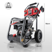 JET-USA 4800PSI Petrol Powered High Pressure Washer, - CX760 V219-PRWPTLJETA760