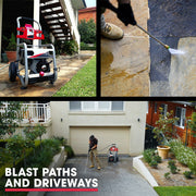 JET-USA 4800PSI Petrol Powered High Pressure Washer, w/ 30m Hose and Drain Cleaner - CX760 V219-PRWPTLJETA760-KIT