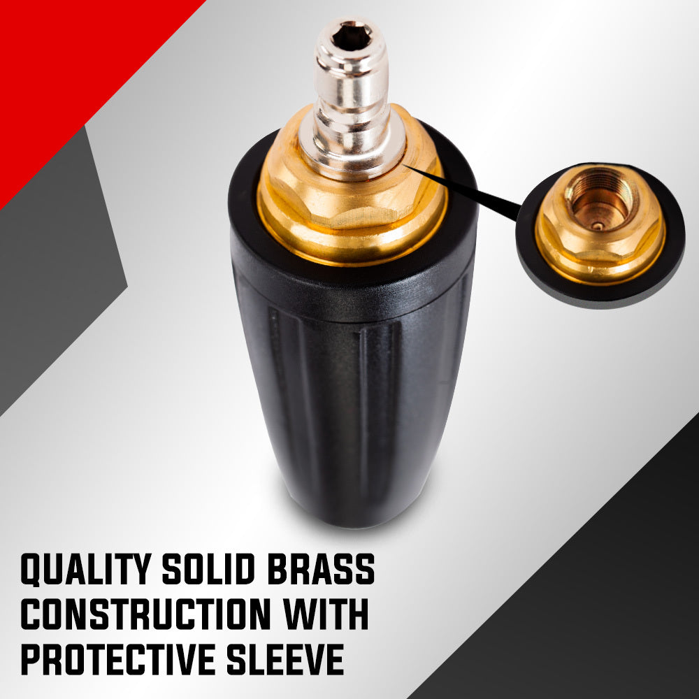 JET-USA 5000PSI Turbo Head Nozzle High Pressure Washer Water Cleaner 1/4 BSP V219-PRWTHDJETA500