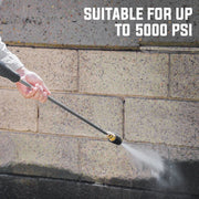 JET-USA 5000PSI Turbo Head Nozzle High Pressure Washer Water Cleaner 1/4 BSP V219-PRWTHDJETA500