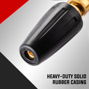 JET-USA 5000PSI Turbo Head Nozzle High Pressure Washer Water Cleaner 1/4 BSP V219-PRWTHDJETA500