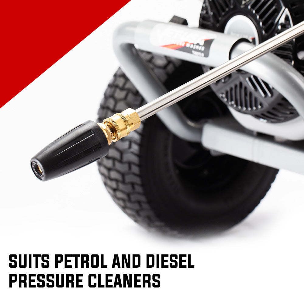 JET-USA 5000PSI Turbo Head Nozzle High Pressure Washer Water Cleaner 1/4 BSP V219-PRWTHDJETA500
