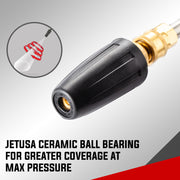 JET-USA 5000PSI Turbo Head Nozzle High Pressure Washer Water Cleaner 1/4 BSP V219-PRWTHDJETA500