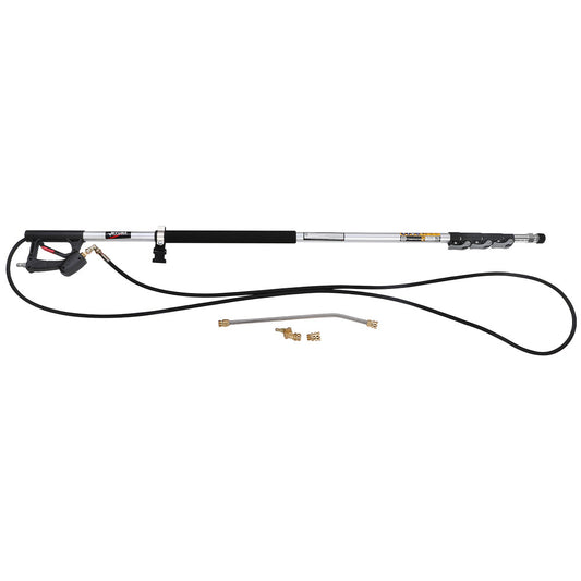 Jet-USA 4000PSI 5.5M Long Telescopic Universal Pressure Washer Cleaner Pole Wand Extension Lance V219-PRWWNDJT18WA