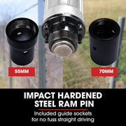 BAUMR-AG HP360e 2200W Electric Post Driver, with 2 Piling Socket Sleeves V219-PTDELEBM360A