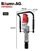 BAUMR-AG HP360e 2200W Electric Post Driver, with 2 Piling Socket Sleeves V219-PTDELEBM360A