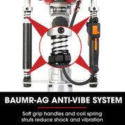 BAUMR-AG 38cc 4-Stroke Petrol Post Driver, with Carry Case & 3 Piling Sleeves V219-PTDPTRBM440A