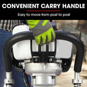 BAUMR-AG 38cc 4-Stroke Petrol Post Driver, with Carry Case & 3 Piling Sleeves V219-PTDPTRBM440A