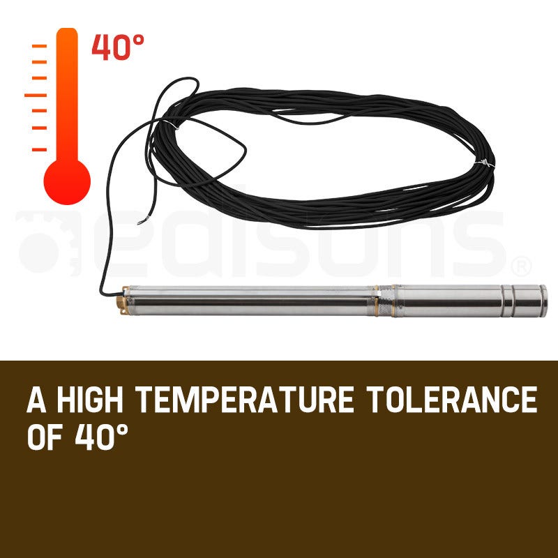 Protege 2HP Submersible Bore Water Pump Well Irrigation Stainless Steel 240V Deep V219-PTGWPDEP2095