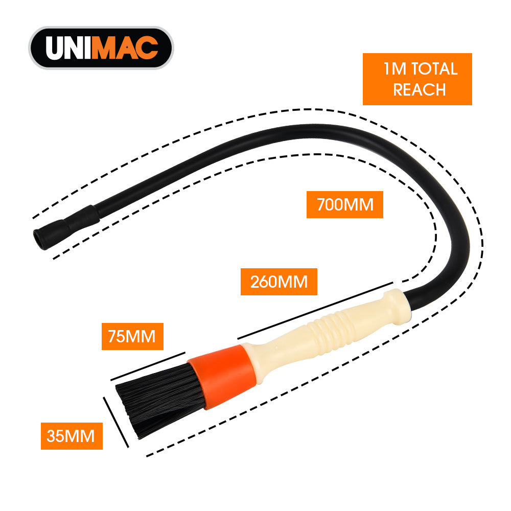 UNIMAC Flow Through Brush, with Hose, Suits Most Parts Washer Brands V219-PWHBSHUMB01A
