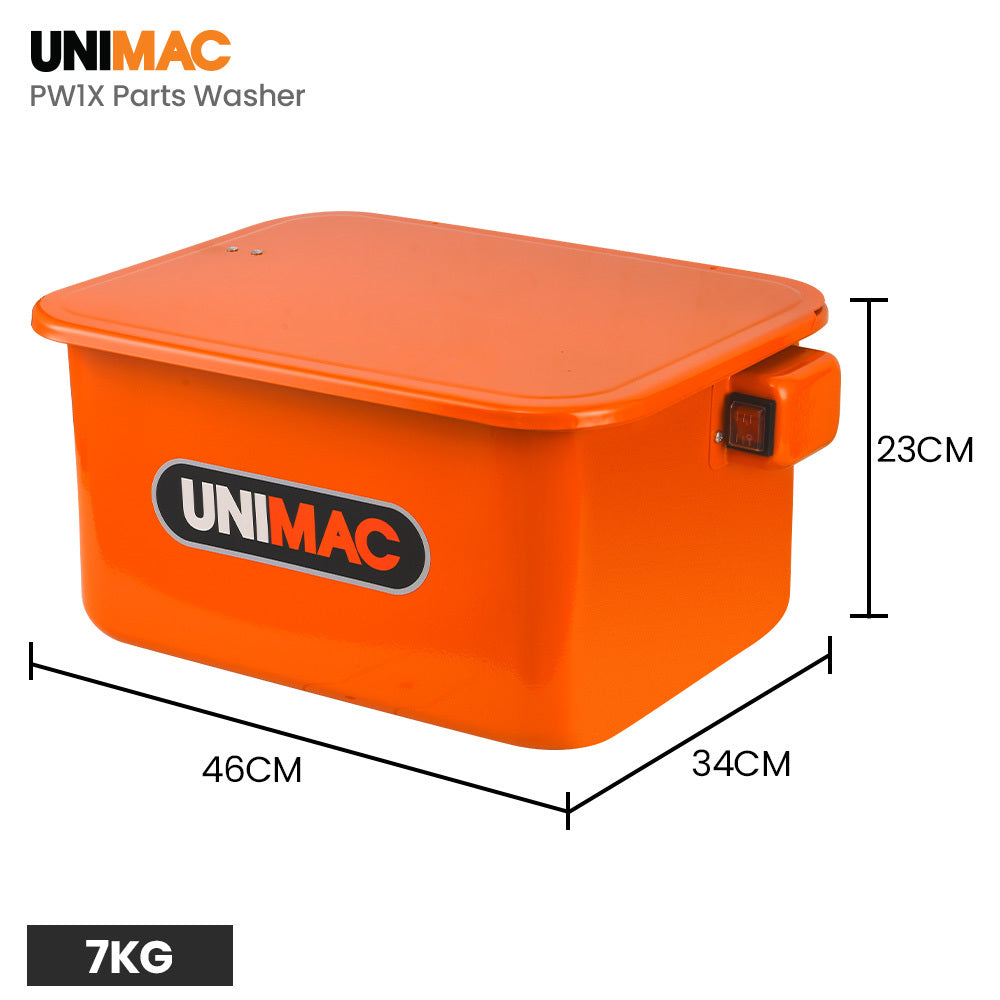 Unimac 22L Auto Parts Washer, for Home, Business and Small Garages V219-PWHWSHUM01XA
