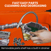 Unimac 22L Auto Parts Washer, for Home, Business and Small Garages V219-PWHWSHUM01XA