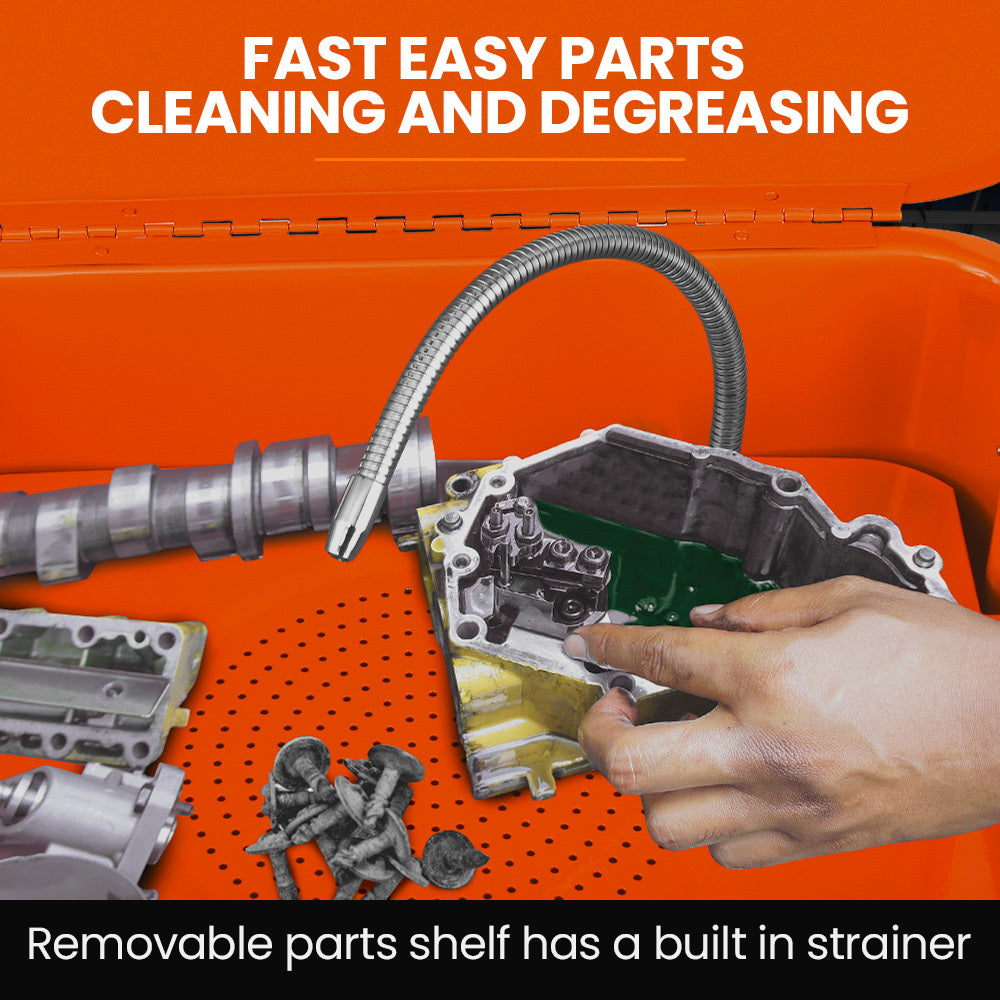 Unimac 22L Auto Parts Washer, for Home, Business and Small Garages V219-PWHWSHUM01XA