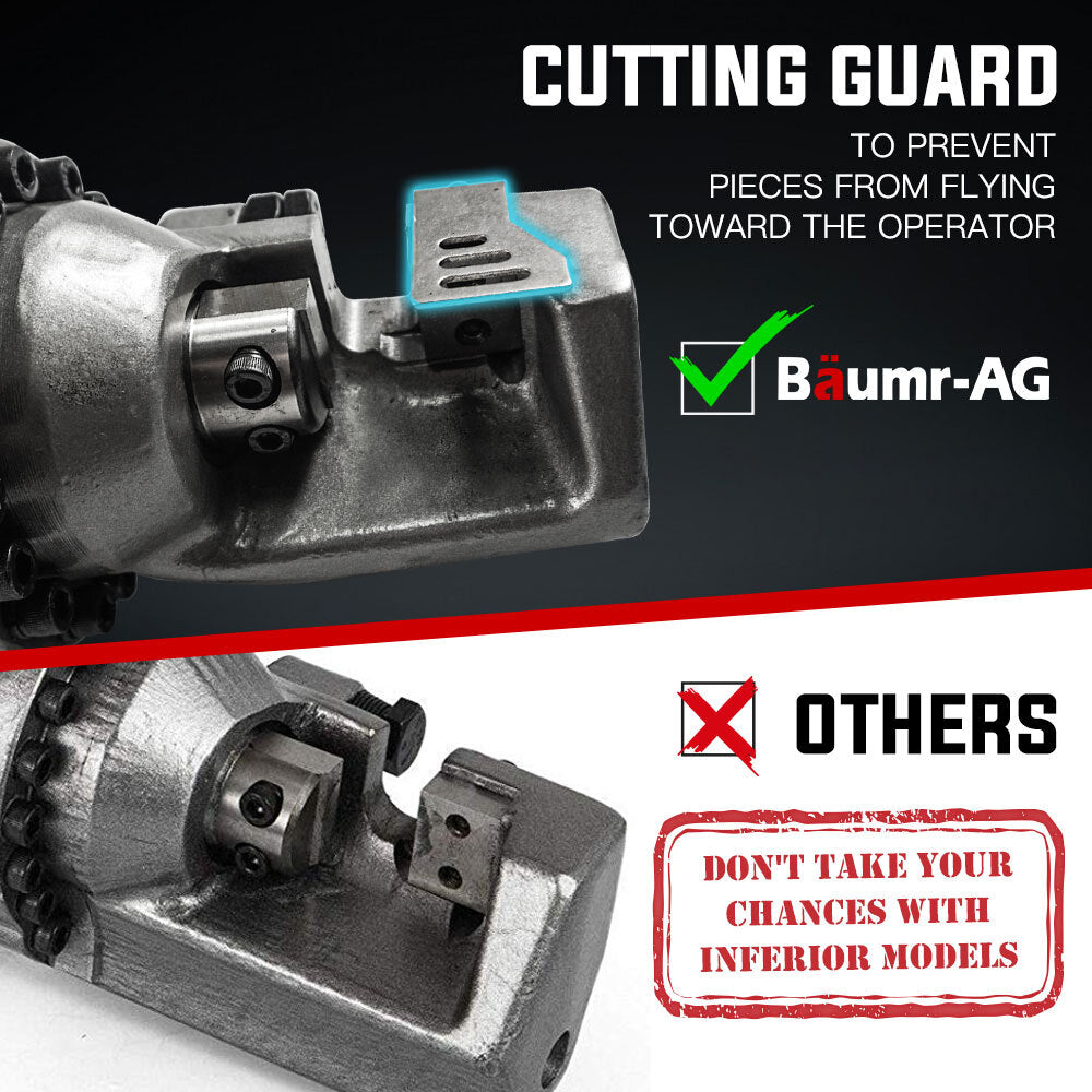 BAUMR-AG 850W 16mm Rebar Cutter Hydraulic Electric Reo Bar Portable Machine Re V219-RBCHDRBMRA16H