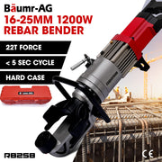 BAUMR-AG 16-25mm 1200W Heavy-Duty Electric Hydraulic Rebar Bender, Carry Case V219-REBBNDBM25SA
