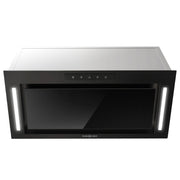 EUROCHEF 60cm Undermount Rangehood Black, Quiet 3-Speed, 3-Layer Dishwashable Filter, LED Lights EUR60B V219-RGHUDREC6BFA