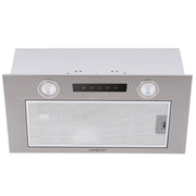 EUROCHEF 60cm Undermount Rangehood Silver, Quiet 3-Speed, 3-Layer Dishwashable Filter, LED Lights EUR60N V219-RGHUDREC6NFA