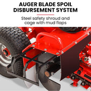 BAUMR-AG TRN660 8HP 600mmx90mm Trench Digger, Heavy-duty Carbide Claws, EZ Start, 8HP, Adj Controls V219-RURTRNBMRA660