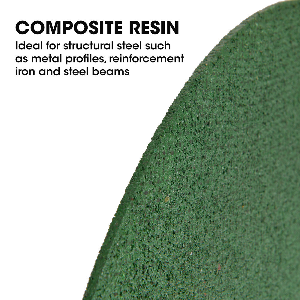 5 x Baumr-AG 400mm Abrasive Composite Blade, for Metal Cut Off Saw V219-SAWBLDBMM45A