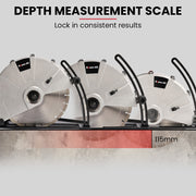 BAUMR-AG 3500W 350mm/14" Electric Concrete Demolition Cut-Off Saw, Wet and Dry Cutting, Diamond Blade, Vacuum V219-SAWCONBME8XA